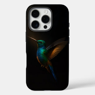 Coque iPhone 16 Pro Black 4 Luxe iPhone 16 Pro Coque-Mate, Flying Bird