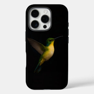 Coque iPhone 16 Pro Black 4 Luxe iPhone 16 Pro Coque-Mate, Flying Bird