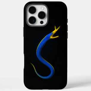 Coque iPhone 16 Pro Max Black 4 Luxe iPhone 16 Pro Max, Anguille Ruban Ble
