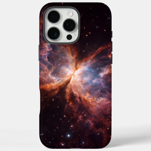 Coques Case-Mate iPhone Black 4 Luxe iPhone 16 Pro Max, Butterfly Nebula (Verso)