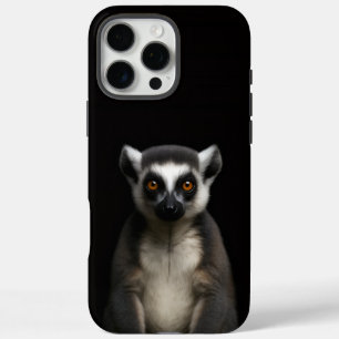 Coque iPhone 16 Pro Max Black 4 Luxe iPhone 16 Pro Max, Gentle Lemur