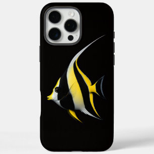 Coque iPhone 16 Pro Max Black 4 Luxe iPhone 16 Pro Max, Poisson-ange royal