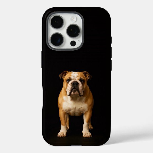 Coques Case-Mate iPhone Black 4 Luxe iPhone 16 Pro, Stamina Bulldog (Verso)
