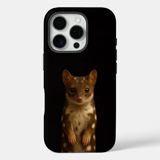 Coques Case-Mate iPhone Black 4 Luxe iPhone 16 Pro, Sweet Quoll (Verso)