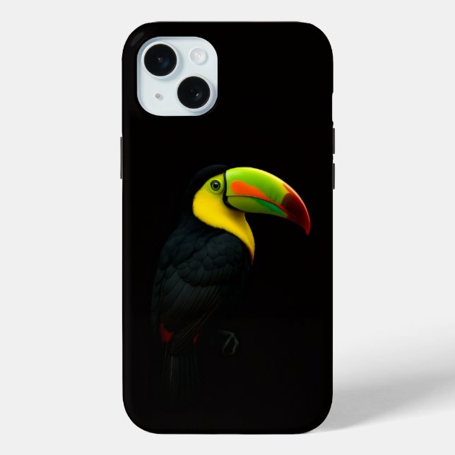 Coques Case-Mate iPhone Black 4 Luxe, Keel Billed Tucan (Verso)