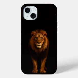 Coque Case-Mate iPhone Black 4 Luxe, Lion Majestueux iPhone 15 Plus