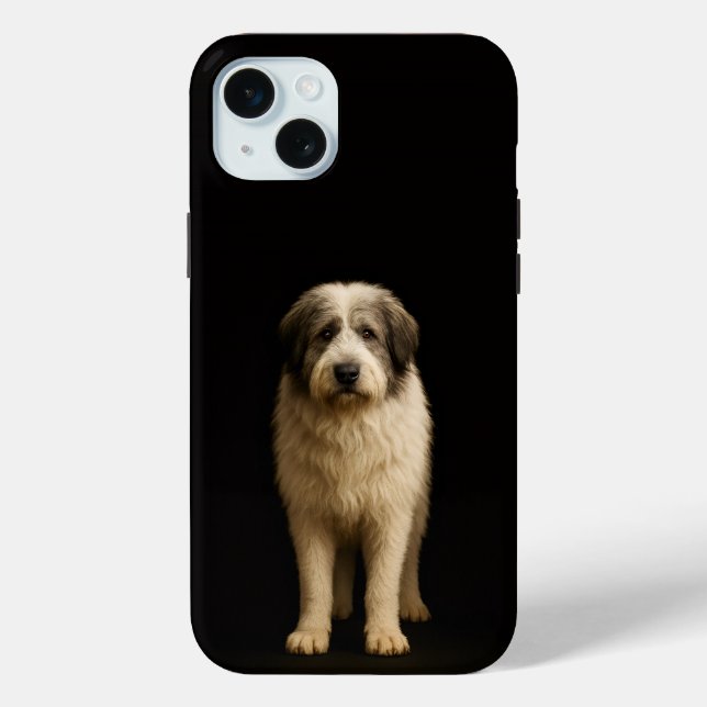 Coques Case-Mate iPhone Black 4 Luxe, Mioritic Shepherd iPhone 15 Plus (Verso)