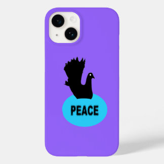 Coques Pour iPhone Black and Blue Peace Dove