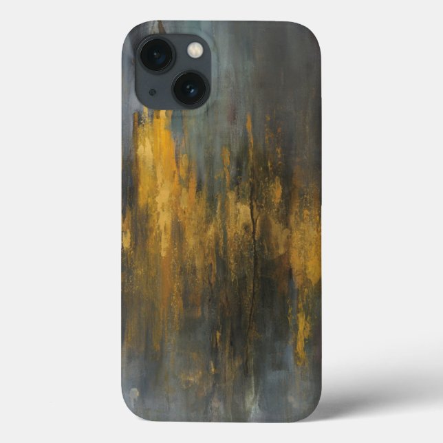 Coques Case-Mate iPhone Black and Gold Abstract Print | Danhui Nai (Verso)
