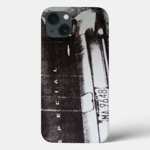 iPhone 13 Coque Black and white car