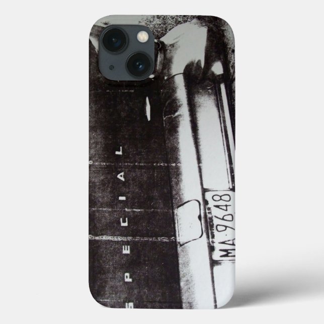 Coques Case-Mate iPhone Black and white car (Verso)