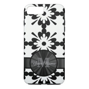 Etui iPhone Case-Mate Black and white geometric personalized