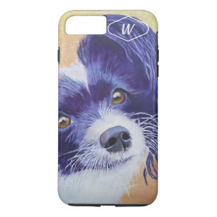 COQUE iPhone 7 PLUS BLACK AND WHITE PAPILLON