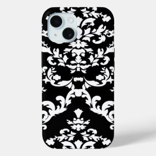 Coque Case-Mate iPhone Black Bold Damask @ Emporiomoffa