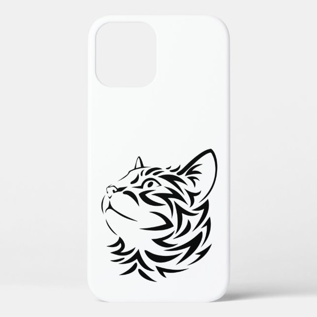 Coques Case-Mate iPhone black cat (Verso)