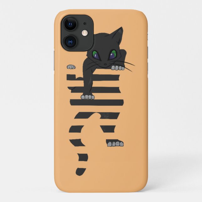 Coques Case-Mate iPhone Black Cat Climbs Fit T-shirt Essentiel (Dos)