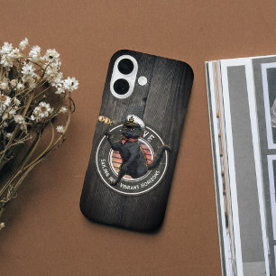 Coque Pour iPhone 16 Black Cat Sunset : Un voyage pour PROSPÉRER