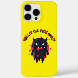 Coque iPhone 16 Pro Max Black Cute Kawaii Ghost