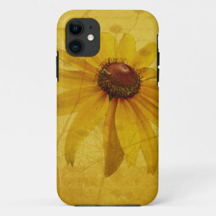 Coque iPhone 11 Black Eyed Susan Fleur sauvage