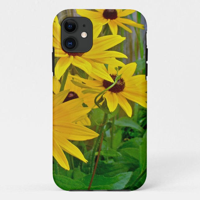 Coques Case-Mate iPhone Black Eyed Susan Fleurs sauvages (Dos)