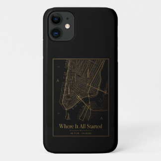 Case-Mate iPhone Case Black Gold Custom City Map iPhone Case 