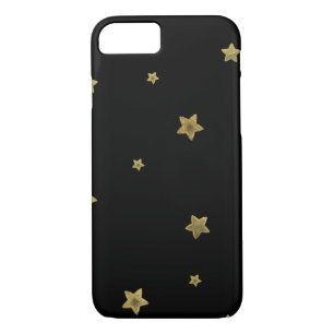 Coque Case-Mate Pour iPhone Black Gold Stars