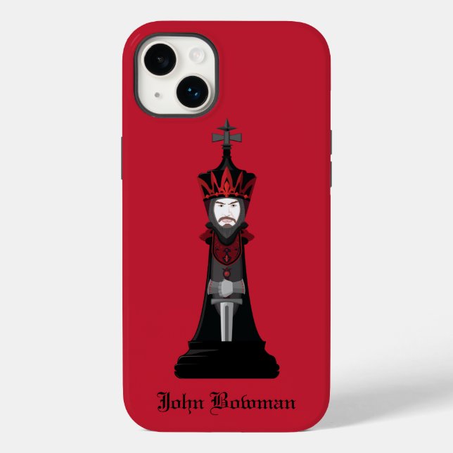 Coques Case-Mate iPhone Black King / Nom personnalisé Coque-Mate iPhone Ca (Verso)