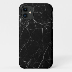 Coque iPhone 11 Black Marble Texture