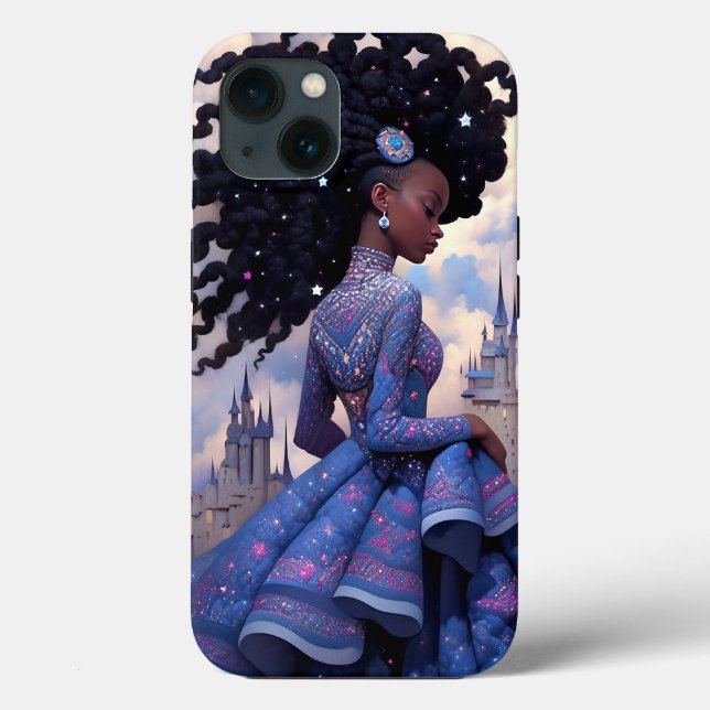 Coques Case-Mate iPhone Black Princess Imaginaire Art (Verso)