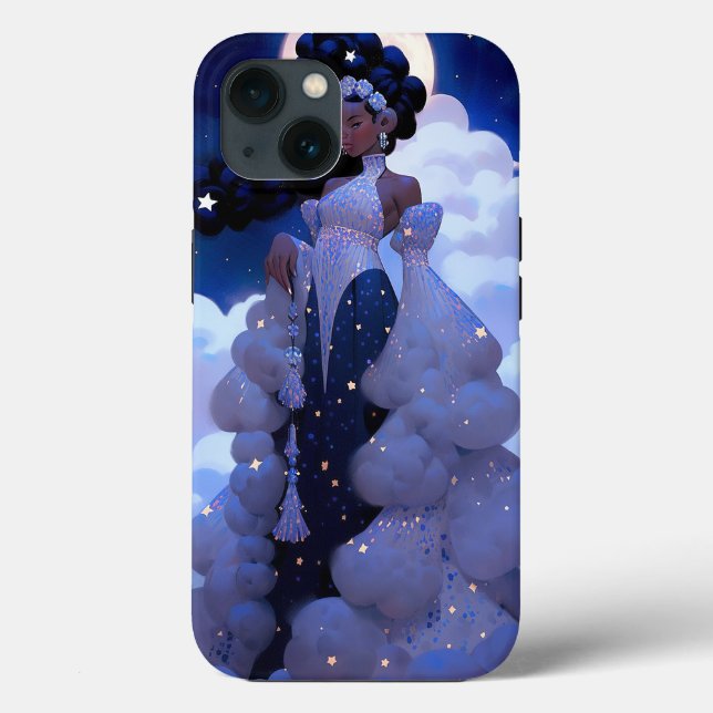 Coques Case-Mate iPhone Black Princess Imaginaire Art (Verso)