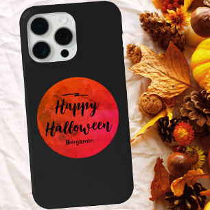 Coque Case-Mate iPhone Black Red Moon Gothique Horreur Horreur Happy Hall