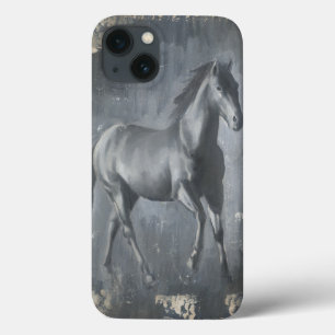 Etui iPhone 13 Black Running Stallion