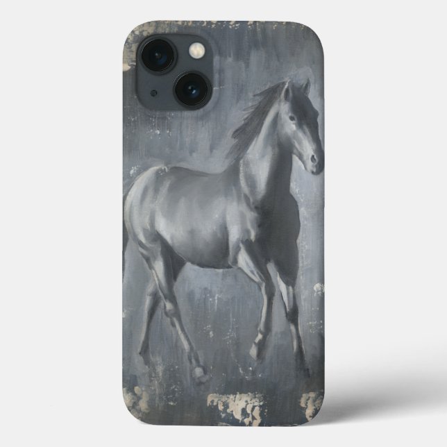 Coques Case-Mate iPhone Black Running Stallion (Verso)