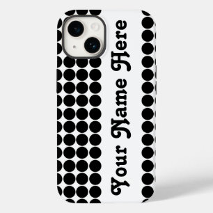 Coque Case-Mate iPhone Black Safari Dot avec nom