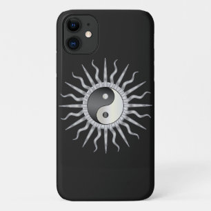 Case-Mate iPhone Case Black Starburst Yin Yang