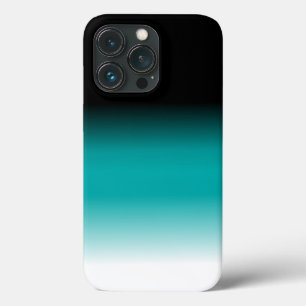 Coque Case-Mate iPhone Black Teal White ombre