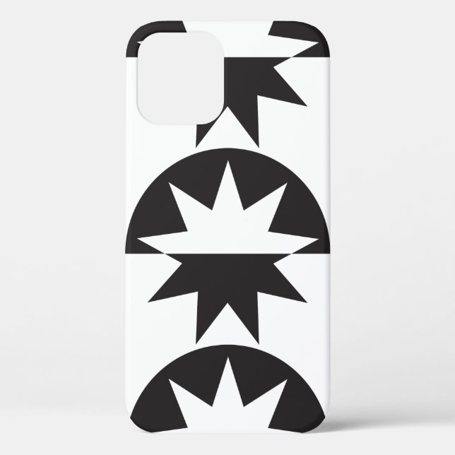 Coques Case-Mate iPhone Black White Deco (Verso)