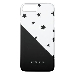 Coque Case-Mate Pour iPhone Black & White Stars Patten Abtract Personnalisé