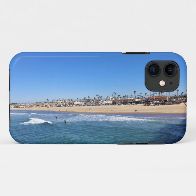 Coques Case-Mate iPhone Blackies, Newport Beach, Californie (Dos (Horizontal))