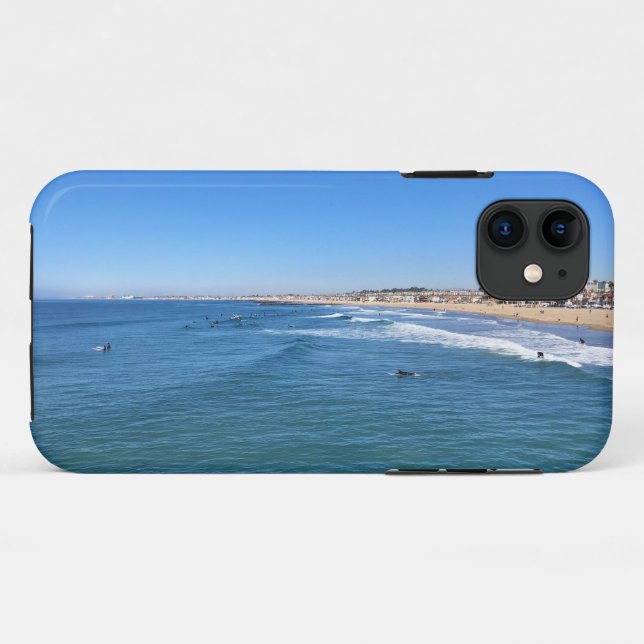 Coques Case-Mate iPhone Blackies, Newport Beach, Californie (Dos (Horizontal))