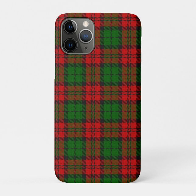 Coques Case-Mate iPhone Blackwatch Campbell Tartan Red Green Plaid (Dos)