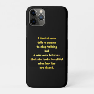 Case-Mate iPhone Case Blague de l'homme drôle, fou et sage