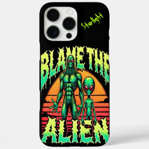 Coque iPhone 16 Pro Max Blâmer l'Alien dans Sunset Glow