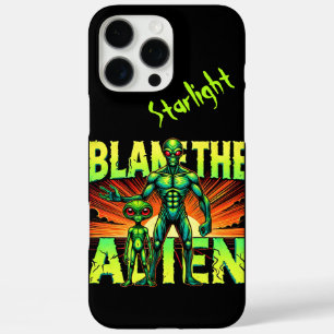 Coque iPhone 16 Pro Max Blâmer l'Alien dans un cadre forestier mystique