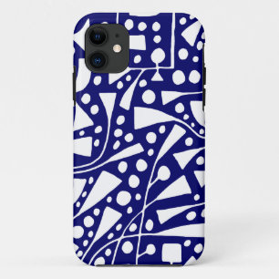 Coques Pour iPhone Blanc 120112 sur la marine profonde