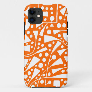 Coques Pour iPhone Blanc 120112 sur l'orange