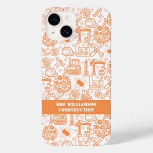 Coque Case-Mate iPhone blanc Architectural Blueprint Engineer Motif