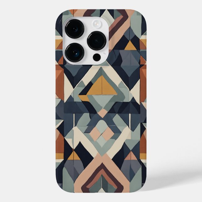 Coques Case-Mate iPhone blanc brun et bleu noir (Verso)