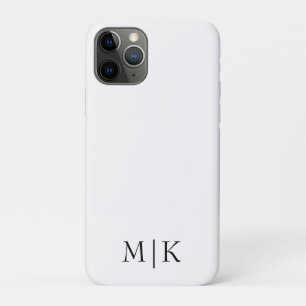 Case-Mate iPhone Case Blanc et noir   Monogramme moderne