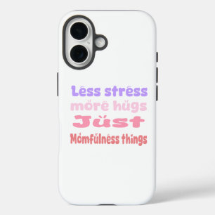 Coque Pour iPhone 16 Blanc Maman Douceur Excentrique
